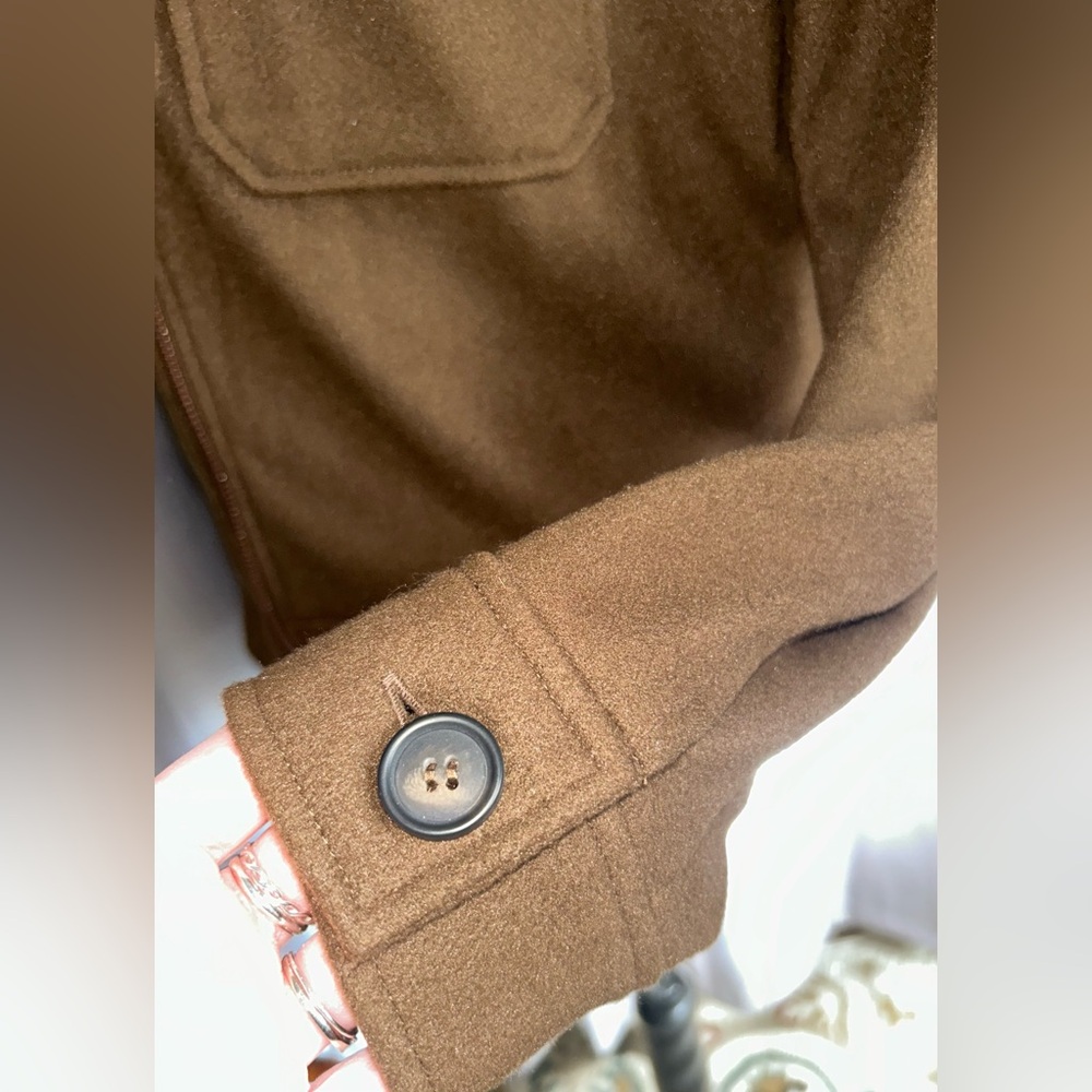 Melloday soft brown zip up jacket. New without tag. Small - Picture 2 of 6